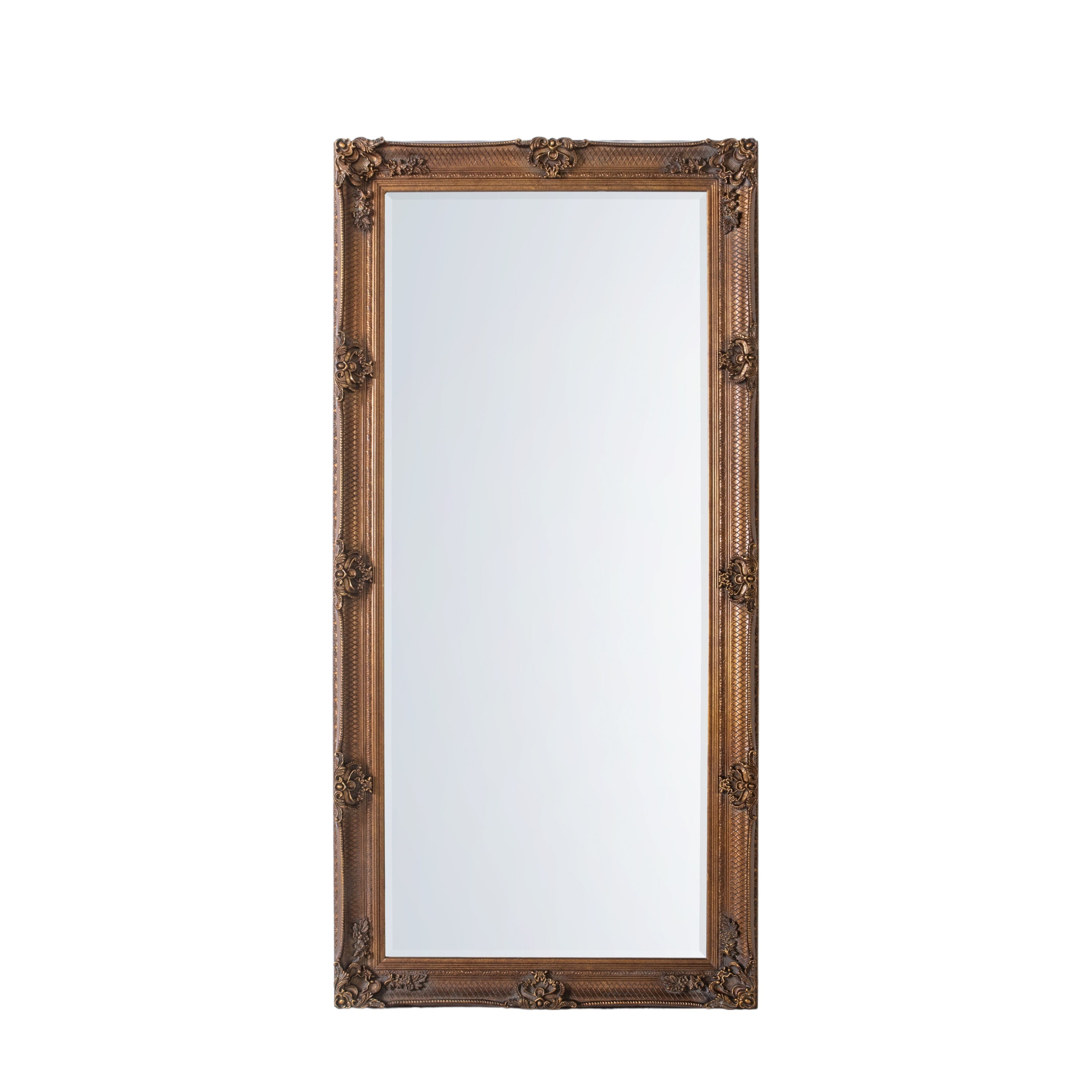 Abbey Leaner Mirror Gold 1650x795mm