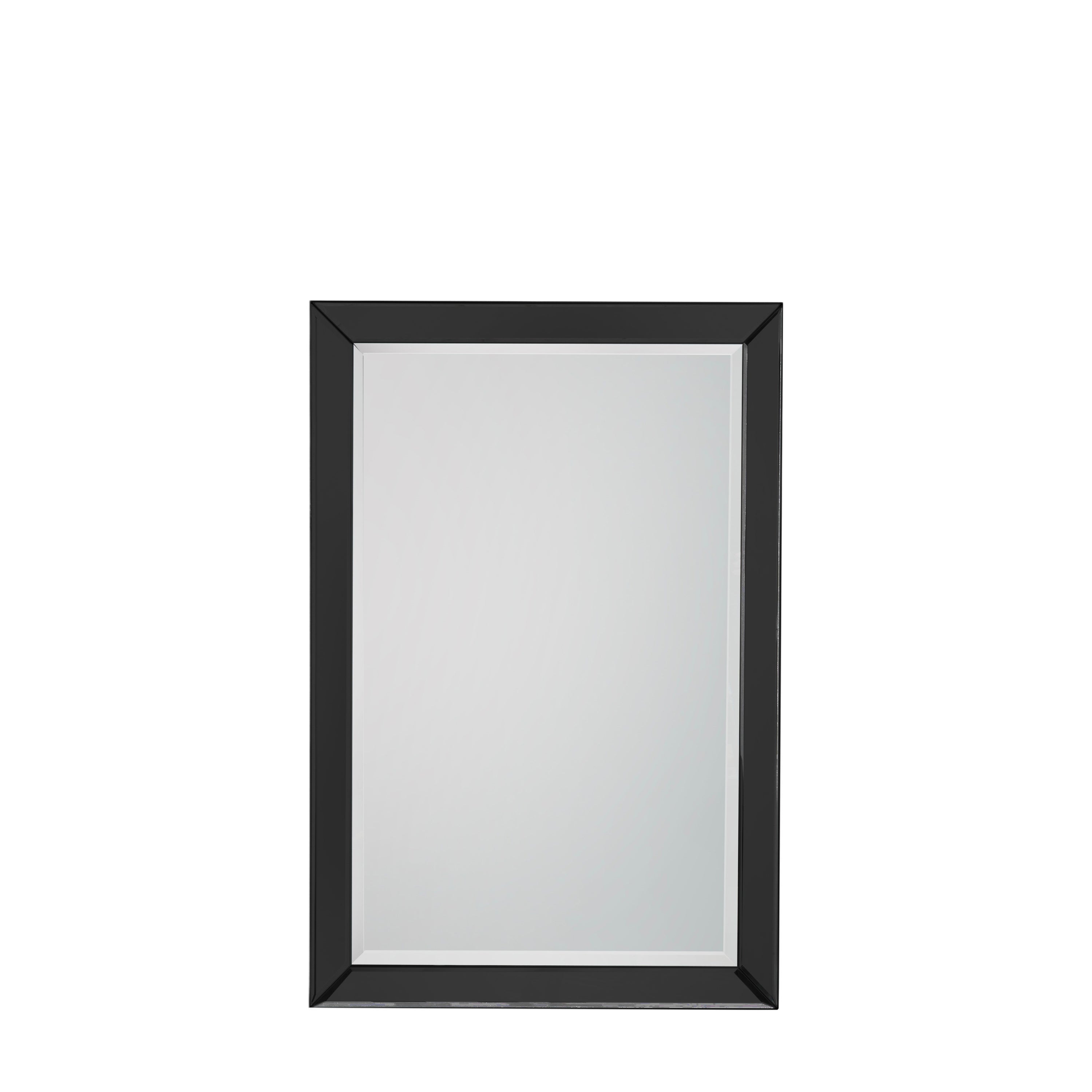 Luna Rectangle Mirror Black 915x610mm