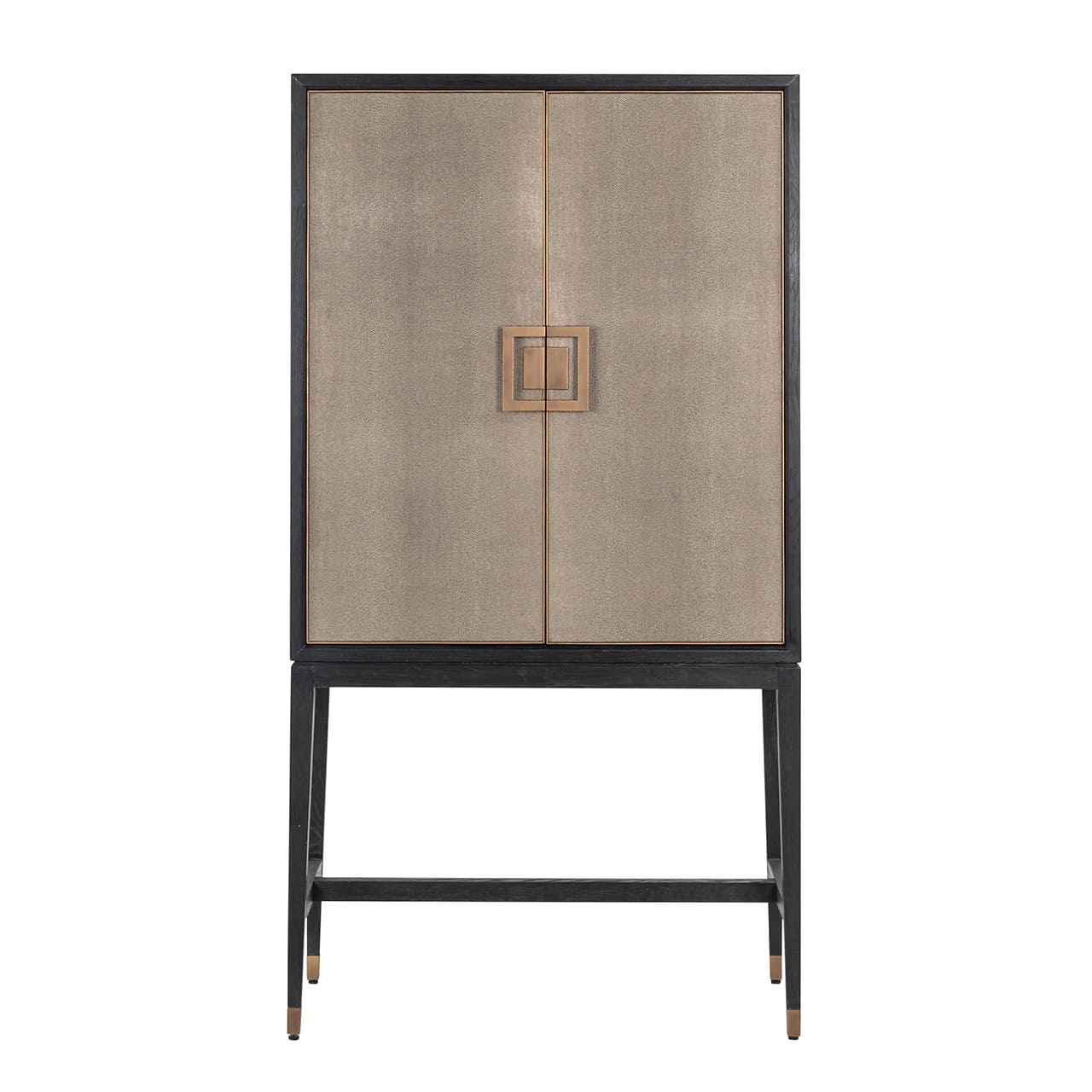 Bar Cabinet Bloomville with 2-doors (Gold)