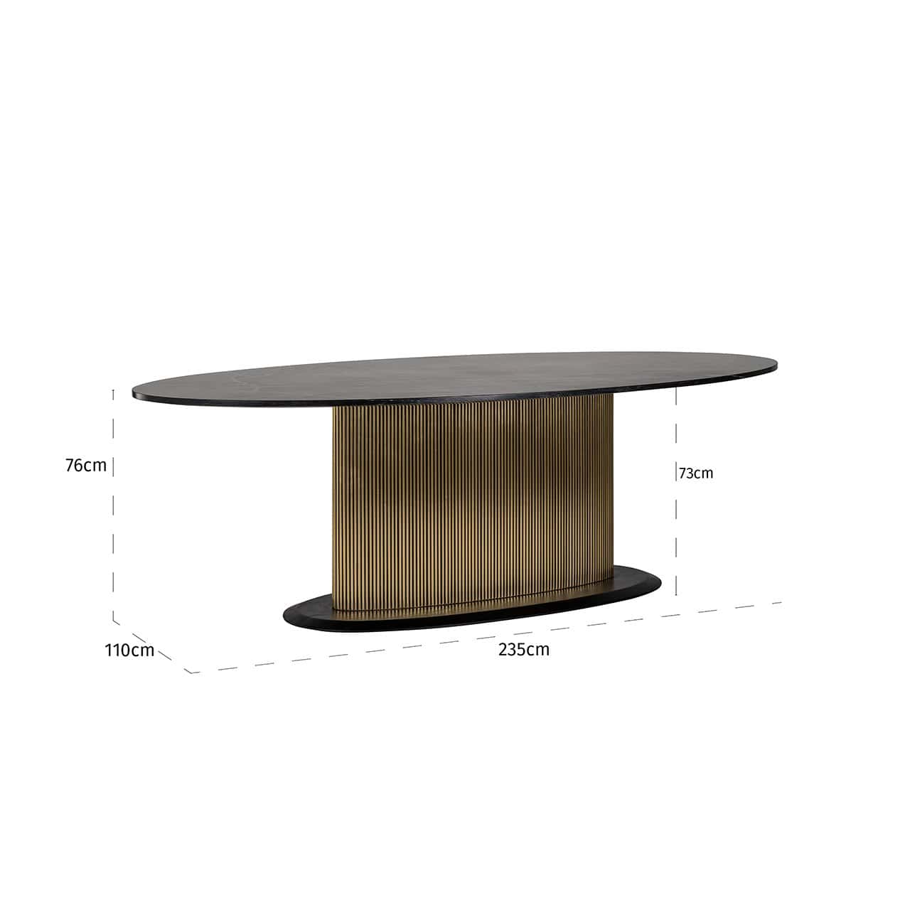 Dining table Ironville oval 235 ()