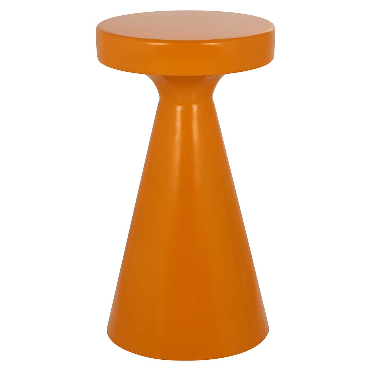 Side table Kimble dark orange big 30Ø