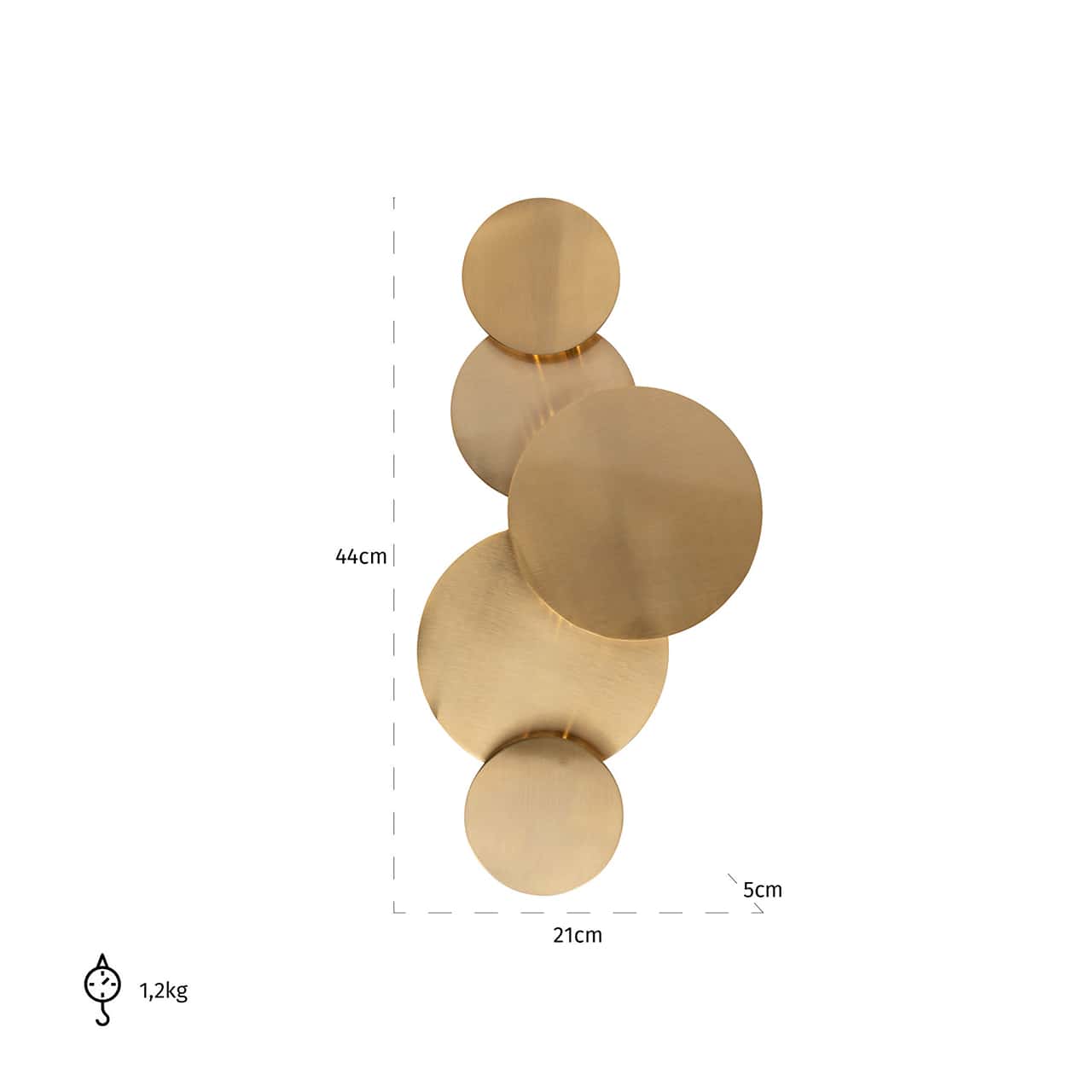 Wall lamp Collin (Brushed Gold)
