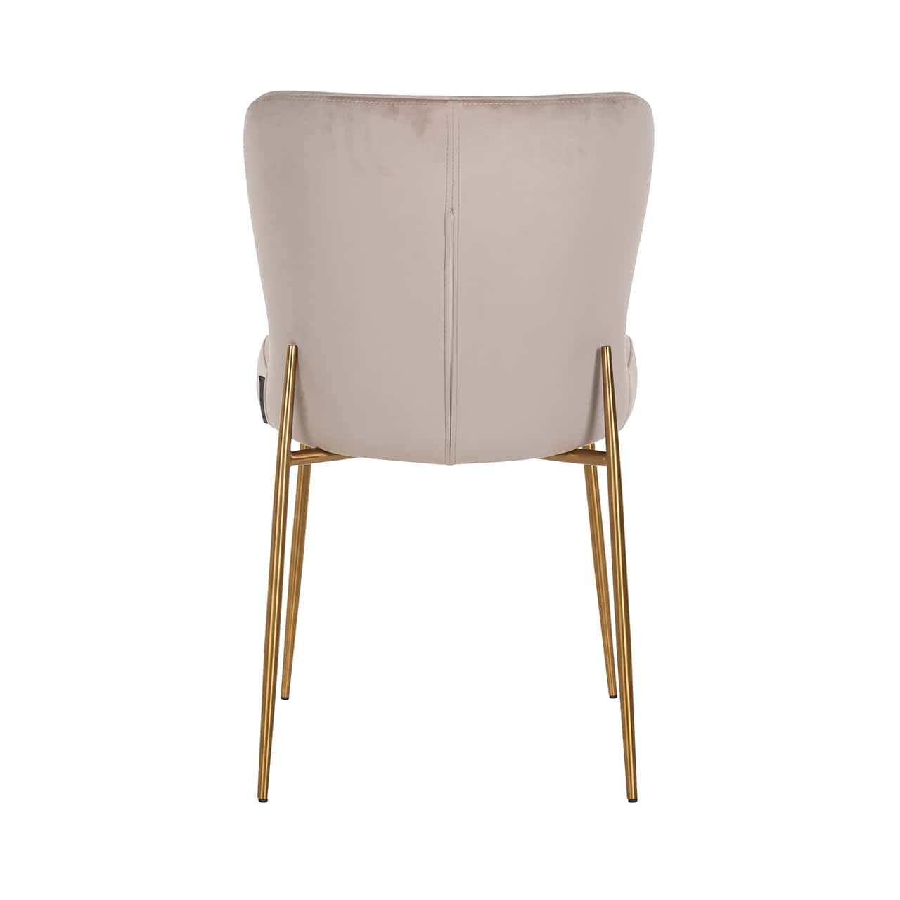 Chair Odessa khaki velvet / burshed gold fire retardant (FR-Quartz 903 Khaki)