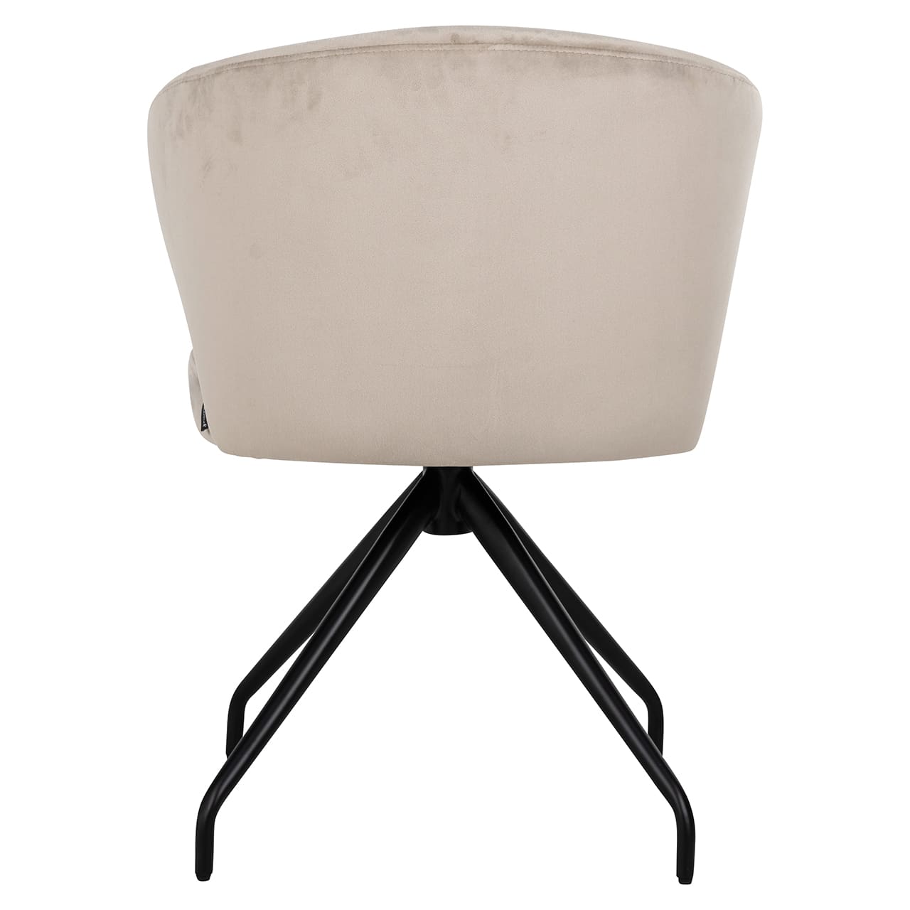 Swivel chair Milly khaki velvet (Fusion cream 02)