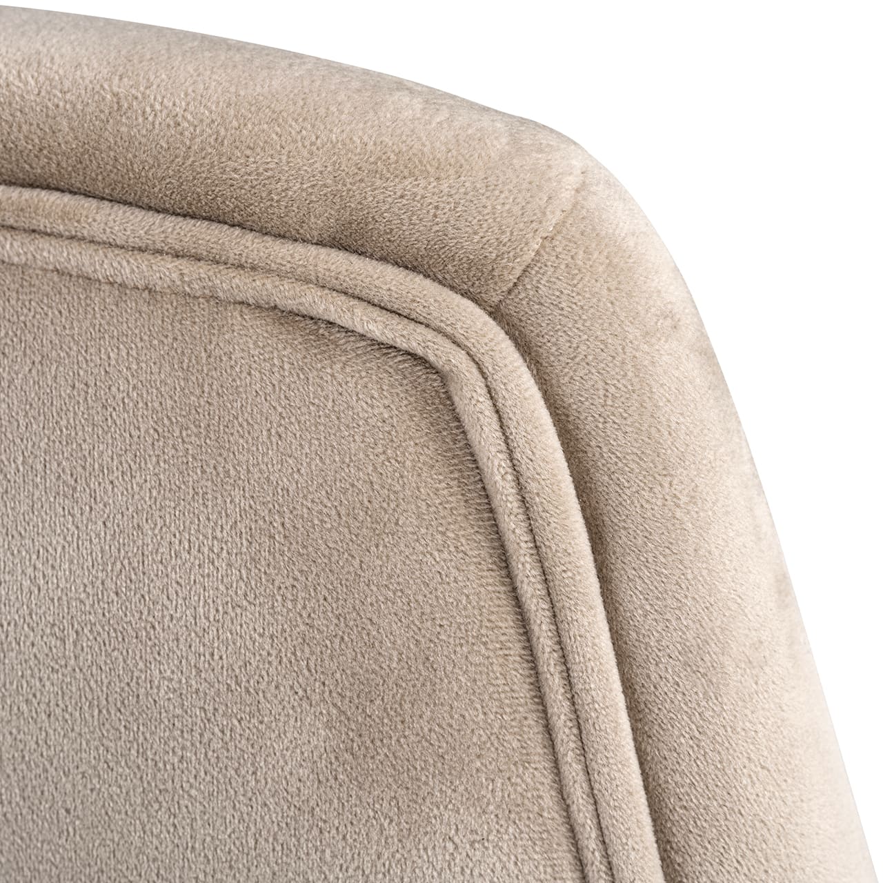 Swivel chair Nora khaki velvet (Quartz Khaki 903)