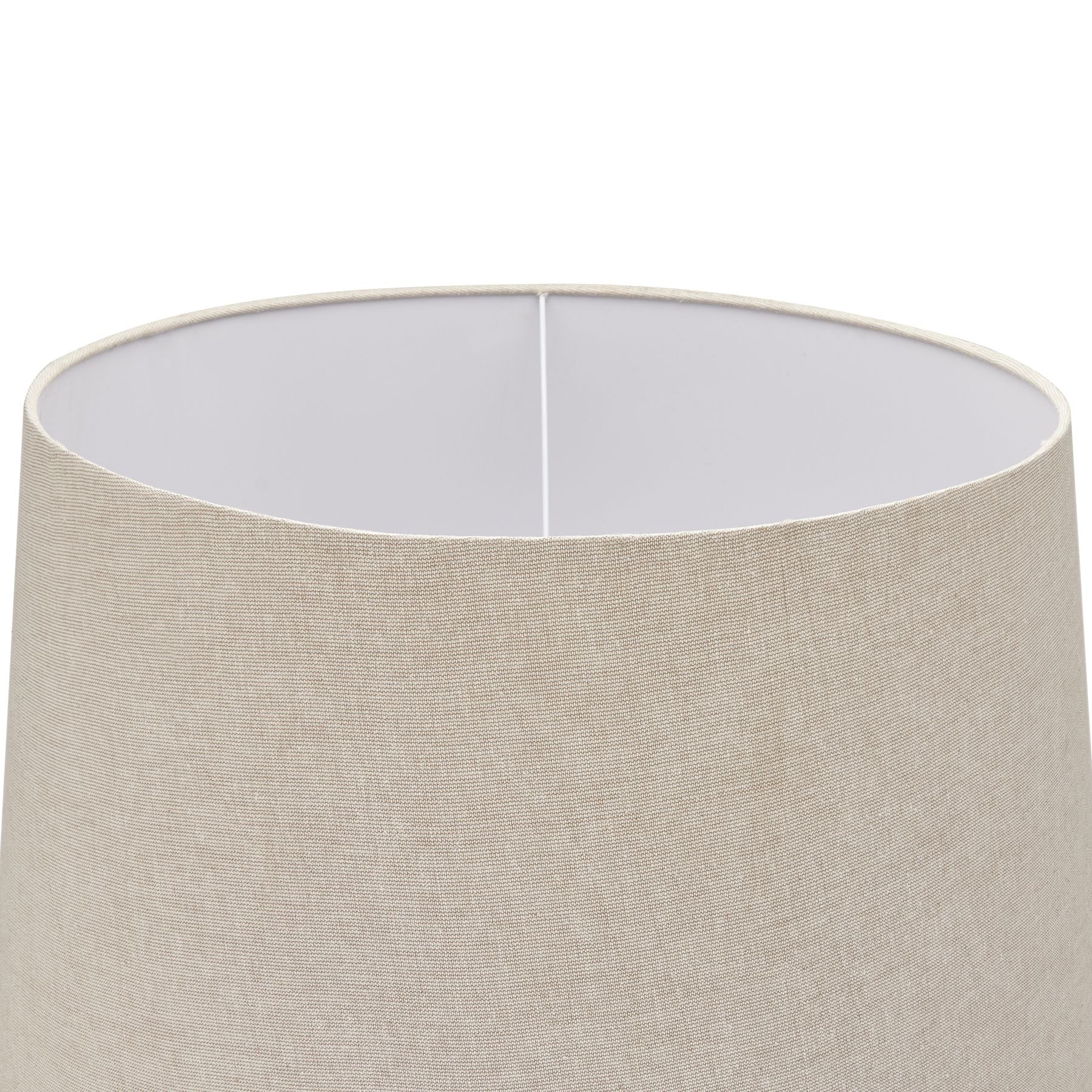 Delaney Grey Droplet Floor Lamp With Linen Shade