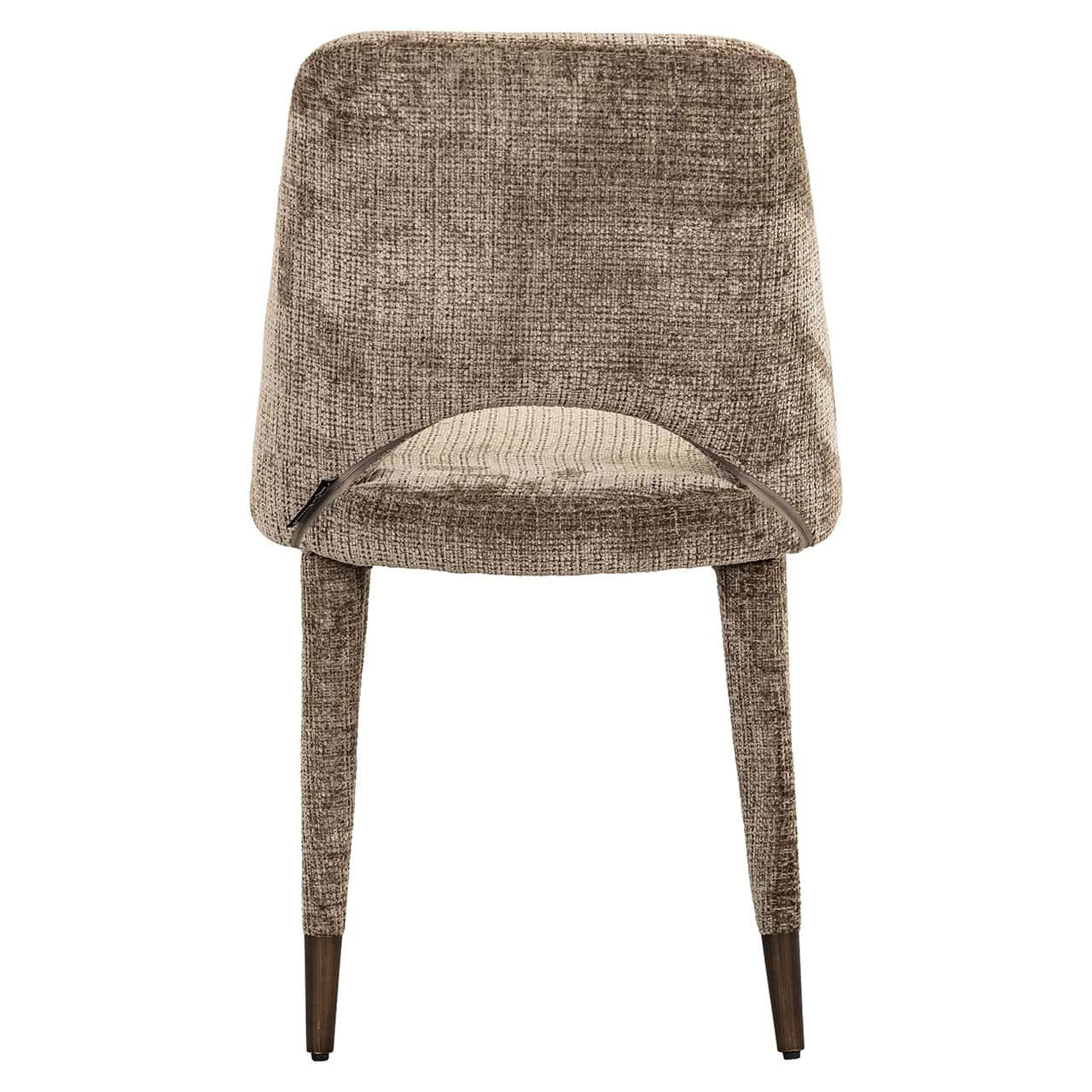 Chair Cecilia stone chenille fire retardant (Niagara 104 Stone Chenille)