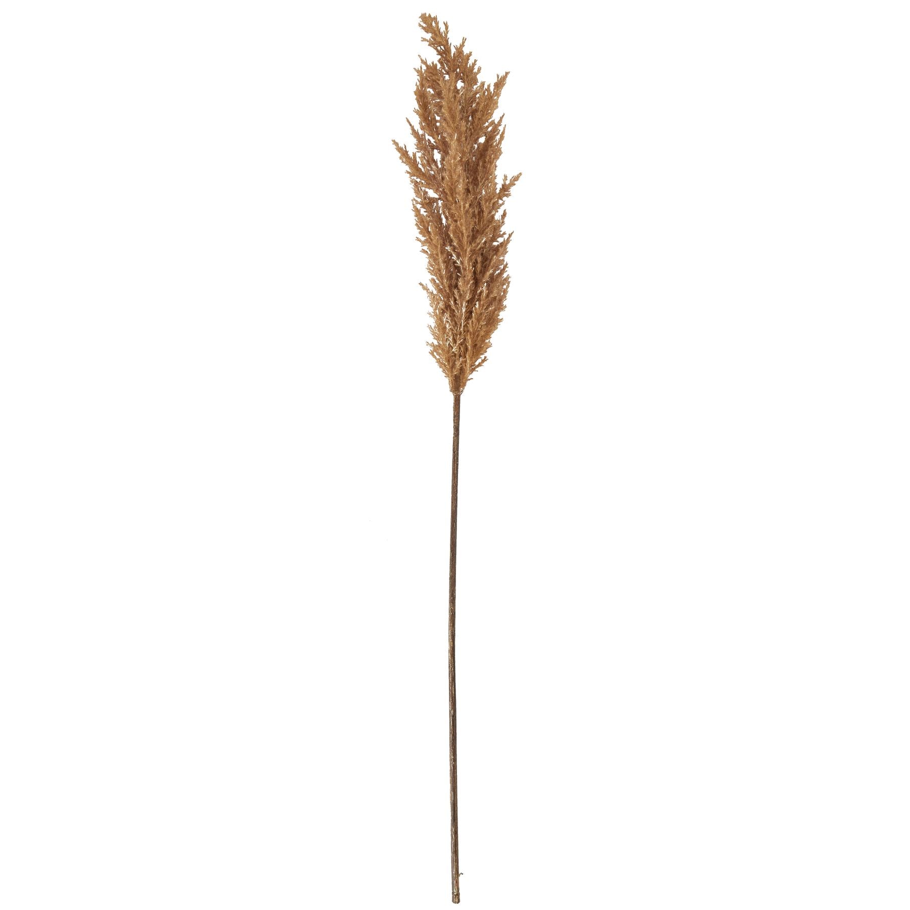 Taupe Faux Dried Pampas Grass Stem