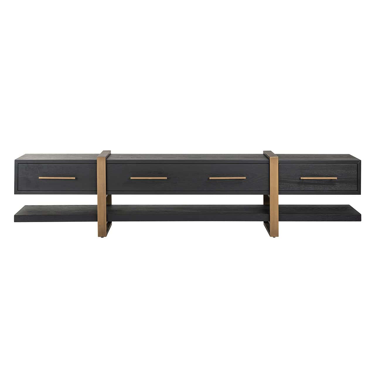 TV-unit Cambon 3-drawers (Dark coffee)