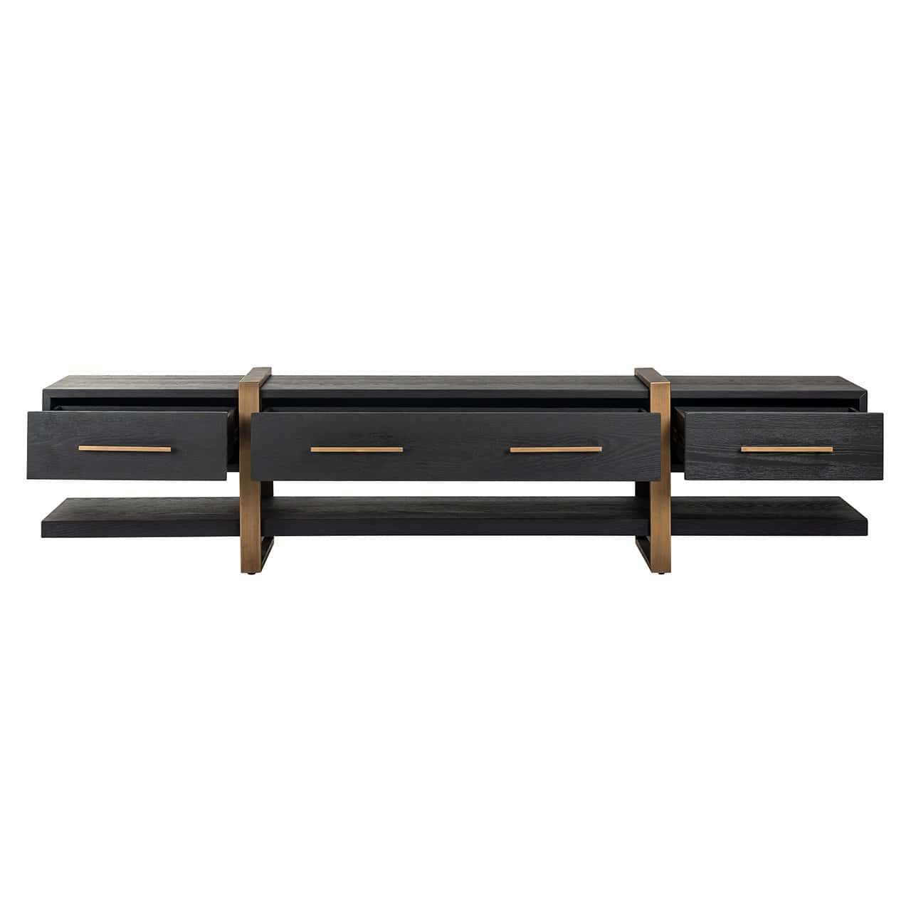 TV-unit Cambon 3-drawers (Dark coffee)